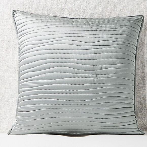 Hudson Park Collection Palmetto Euro Sham Silk, 26” X 26” - Picture 1 of 4